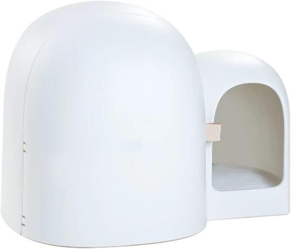 Large Cats Litter Box Chats Villa House Items Mat Fountain Cats Litter Box Door Scoop Feede Pet Supplies(67.7x49x50cm-01)
