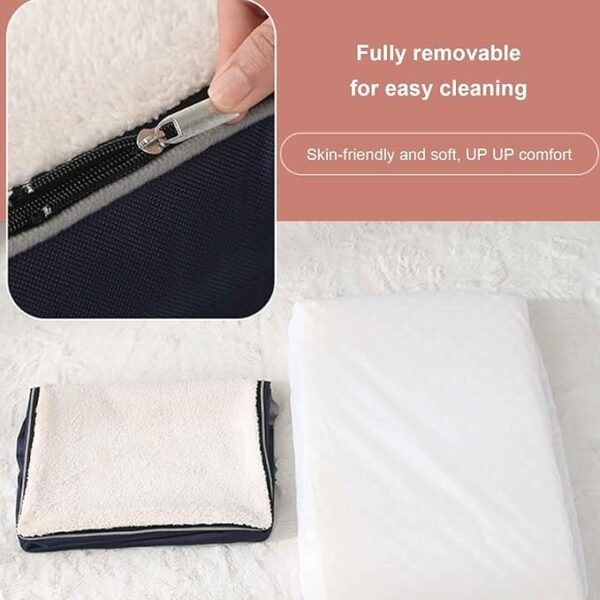 Dog Bed, Waterproof Orthopedic Dog Bed, Soft Sofa Bed with Removable and Washable Covers, Foam Dog Mattress with Non-Slip Base, Khaki, XXL - Image 3