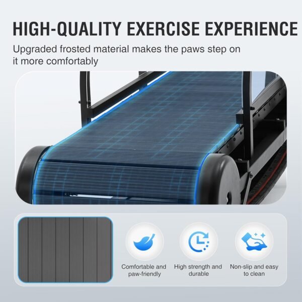 Dog Treadmill for Large/Medium Dogs, Adjustable Ramp Canine Running Slatmill Machine with Pedometer for Exercise & Healthy & Fit Pet Life - Image 6