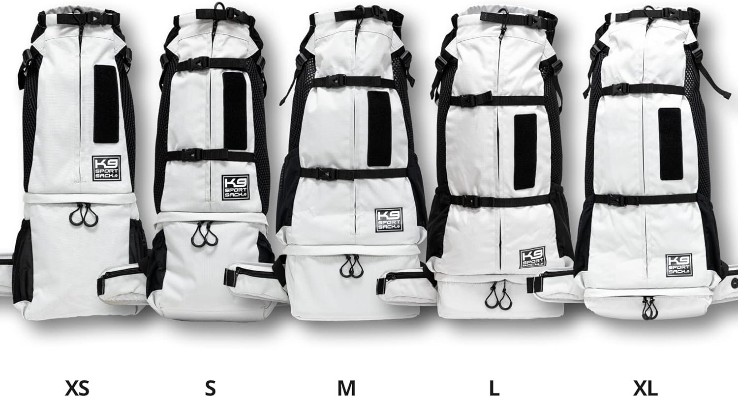 K9 Sport Sack Knavigate - X-Large, Lunar Rock - Ideal for Dogs with 23-25” Back Length - Adjustable, Backpack-Style Carrier with Internal Frame & Padded Hip Belt - Image 6