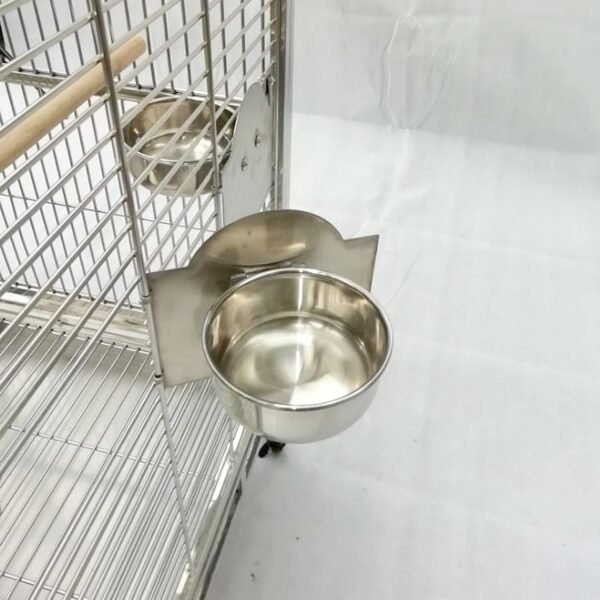 Birdcage Big Size 304 Stainless Steel Parrot Cage Double Bird Cage Amazons 125cmX60 Net Cover - Image 3